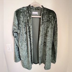 EUC Urban Outfitters crushed velvet cardigan